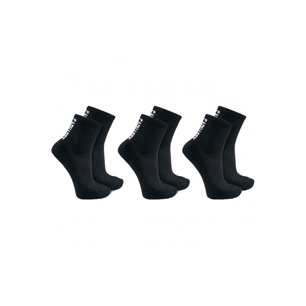SS9933M Force Logo Short Crew Sock 3 Pack