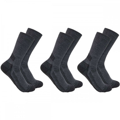 SC4223M Force Midweight Crew Sock 3 Pack