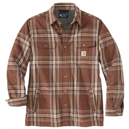 105430 Flannel Sherpa Lined Shirt Jacket