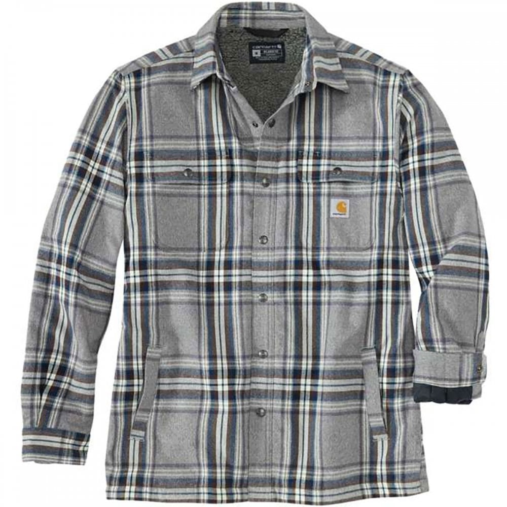 105430 Flannel Sherpa Lined Shirt Jacket