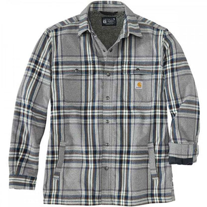105430 Flannel Sherpa Lined Shirt Jacket