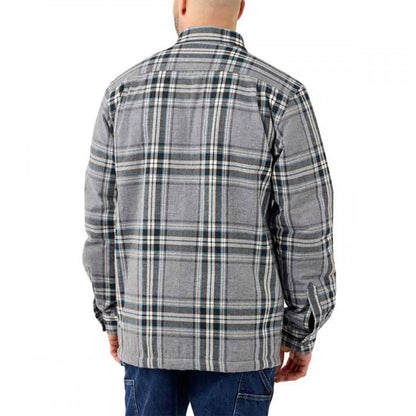 105430 Flannel Sherpa Lined Shirt Jacket