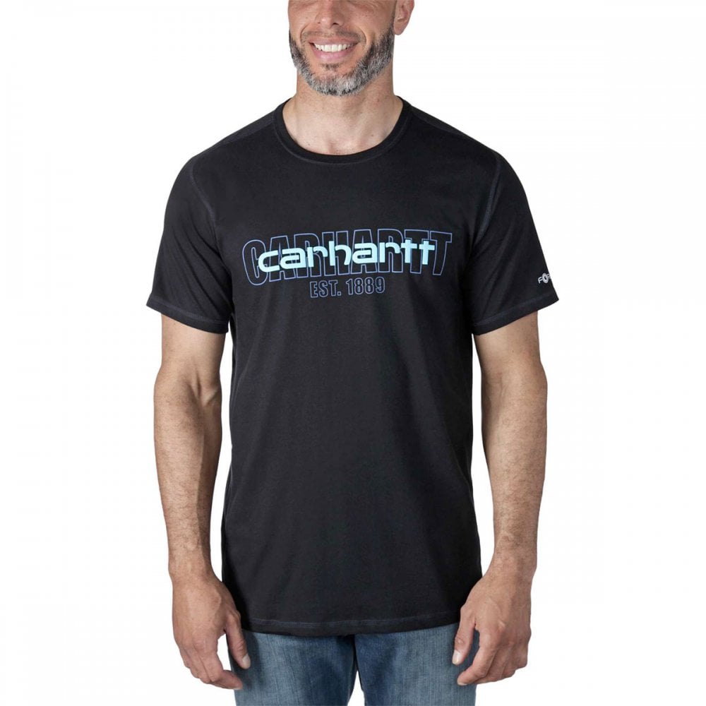 106653 Carhartt Force Relaxed Fit Midweight Short-Sleeve Logo Graphic T-Shirt