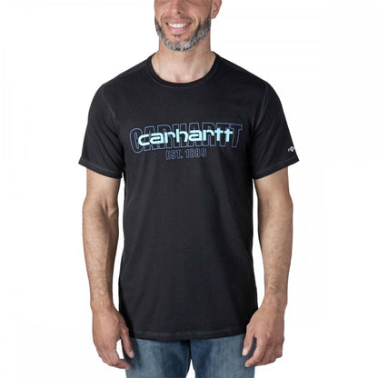 106653 Carhartt Force Relaxed Fit Midweight Short-Sleeve Logo Graphic T-Shirt