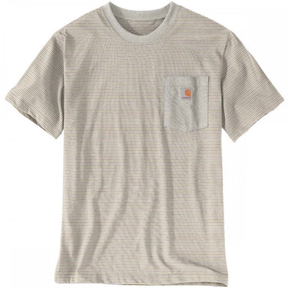 106145 Relaxed Short Sleeve Pocket Stripe T-Shirt