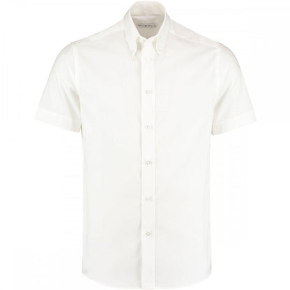KK187 Men's Short Sleeve Tailored Fit Premium Oxford Shirt