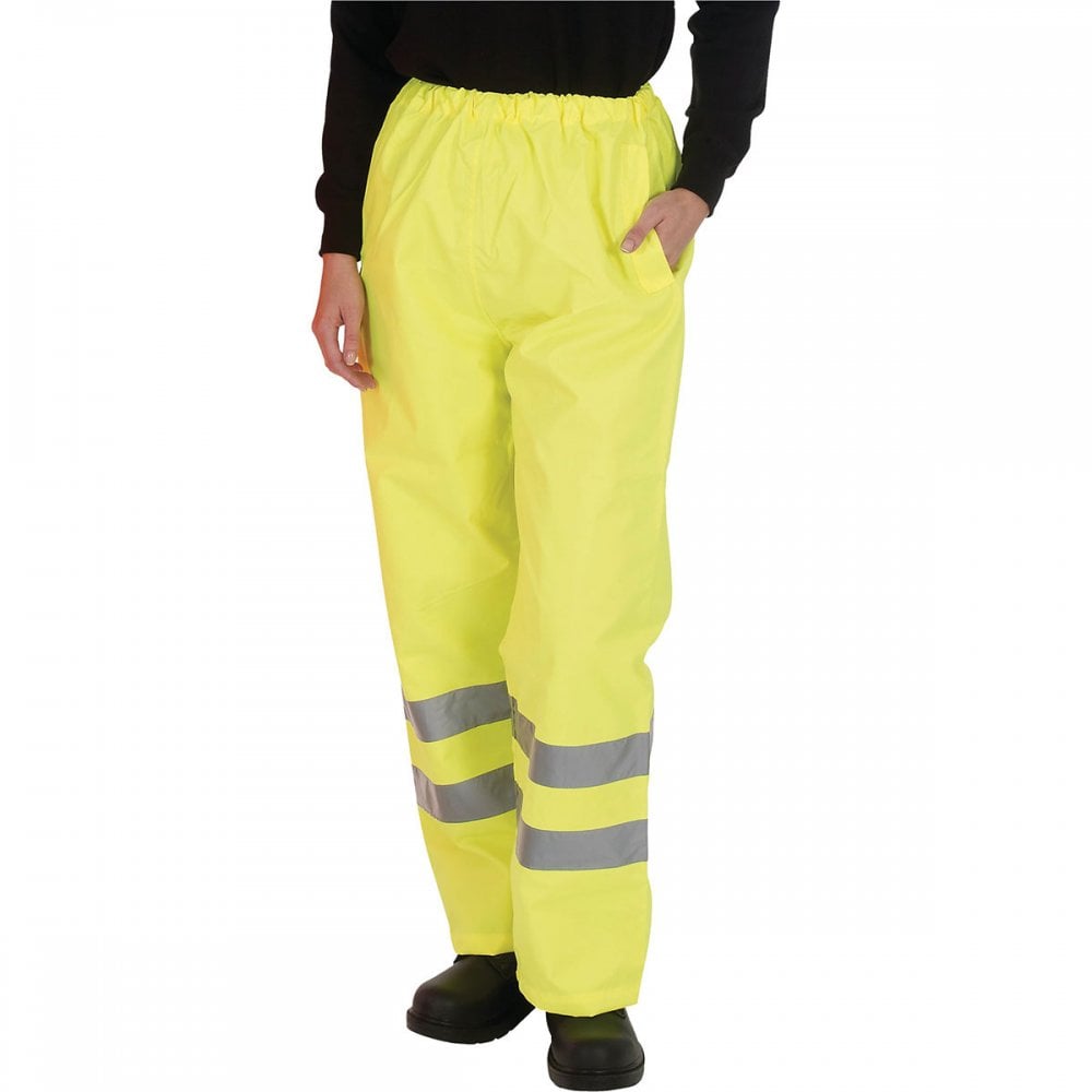 HVS461 Hi-Vis Waterproof Contractor Trousers