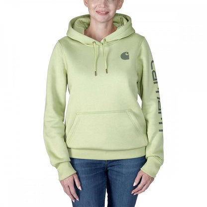 102791 Relaxed Fit Midweight Logo Sleeve Graphic Sweatshirt
