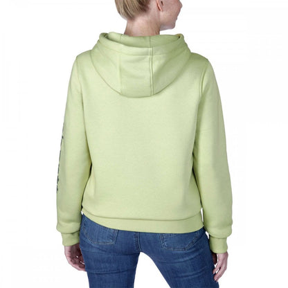102791 Relaxed Fit Midweight Logo Sleeve Graphic Sweatshirt