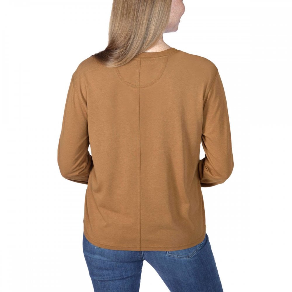 106121 Womens Lightweight Long Sleeve Pocket T-Shirt (Spring 2024 New Colours)