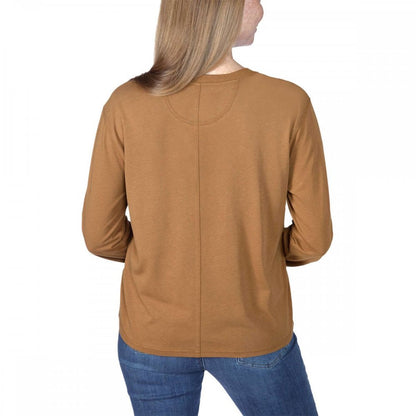 106121 Womens Lightweight Long Sleeve Pocket T-Shirt (Spring 2024 New Colours)
