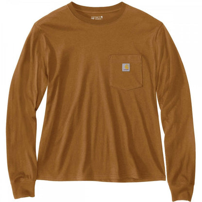 106121 Womens Lightweight Long Sleeve Pocket T-Shirt (Spring 2024 New Colours)