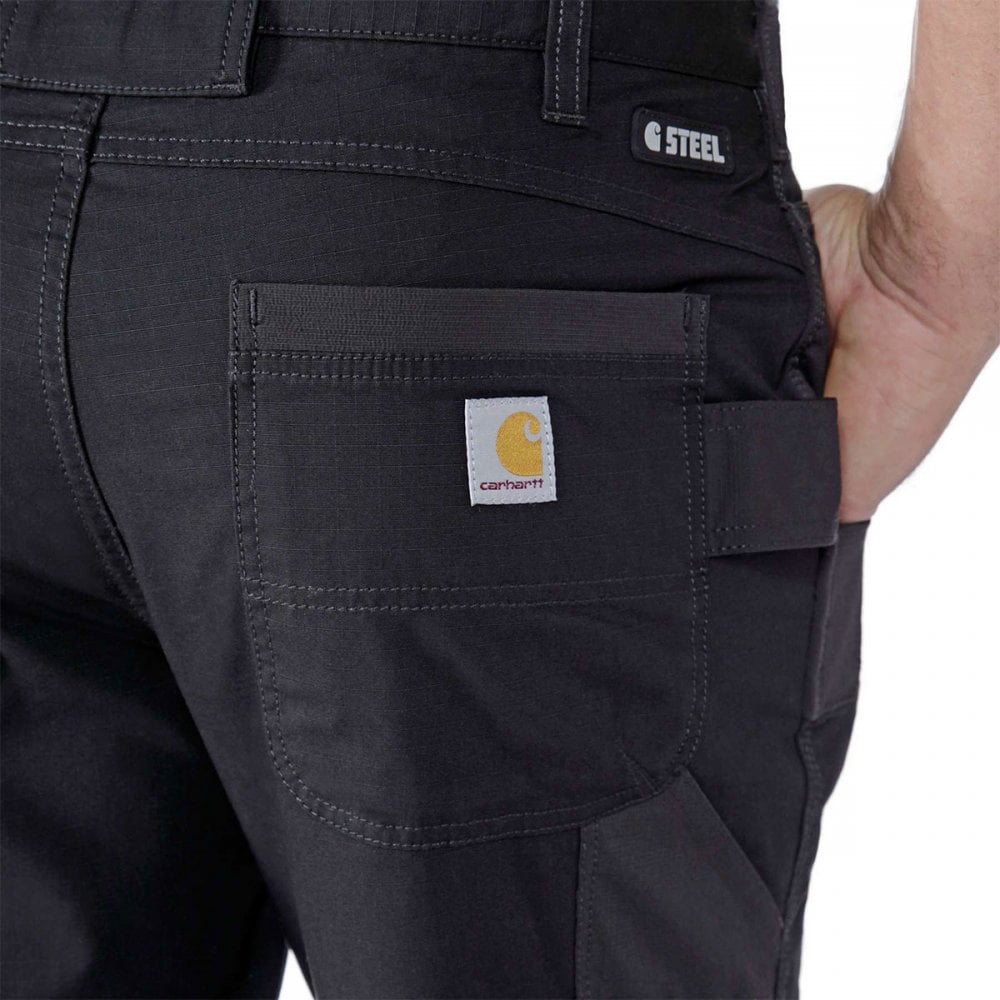 105074 Steel Rugged Flex Relaxed Fit Ripstop Double Front Utility Multi-Pocket Pant
