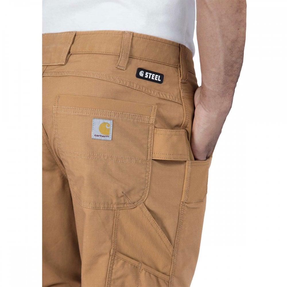 105074 Steel Rugged Flex Relaxed Fit Ripstop Double Front Utility Multi-Pocket Pant