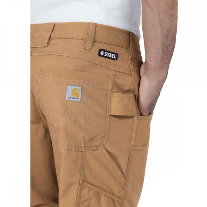 105074 Steel Rugged Flex Relaxed Fit Ripstop Double Front Utility Multi-Pocket Pant