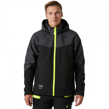74290 Oxford Hooded Softshell Jacket
