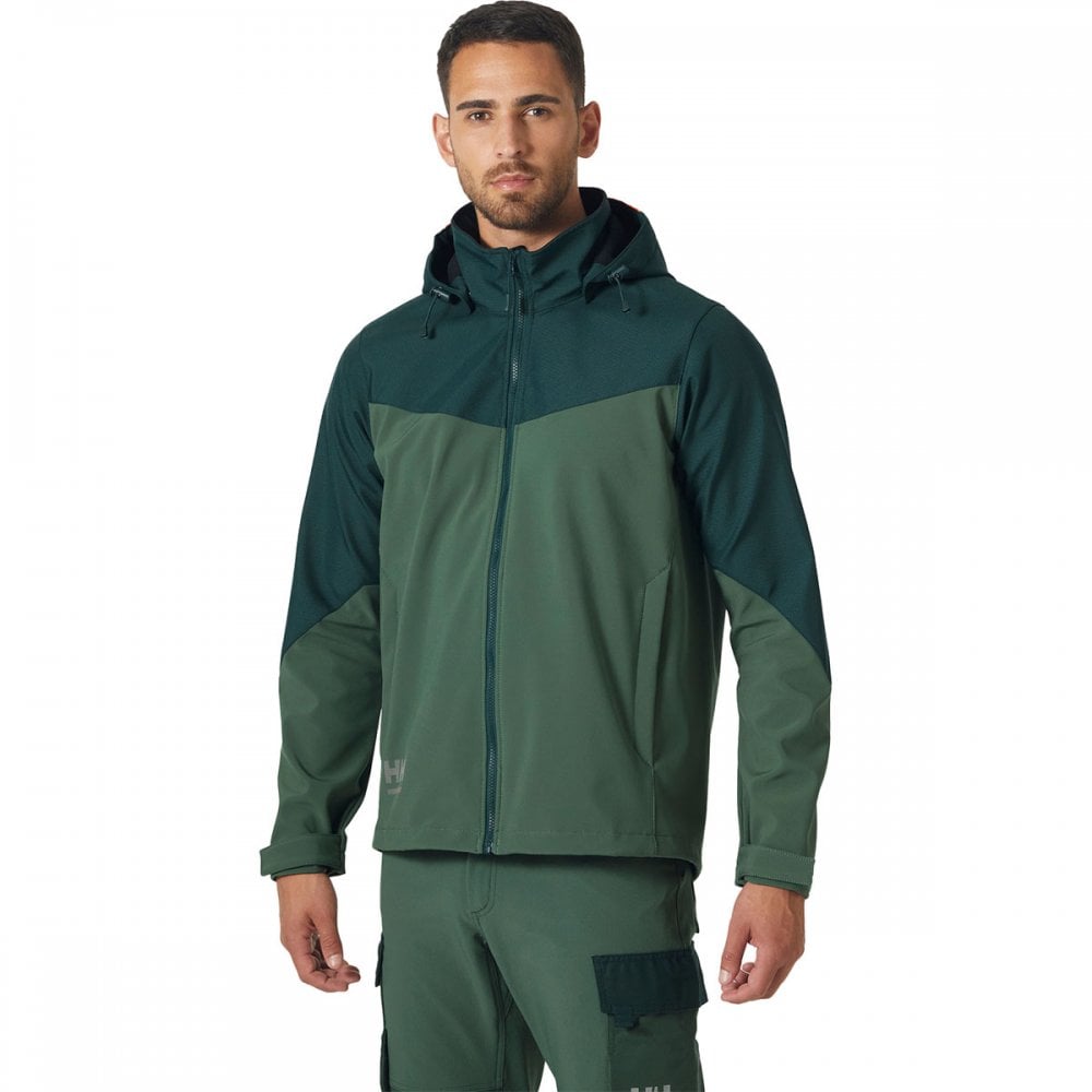 74290 Oxford Hooded Softshell Jacket