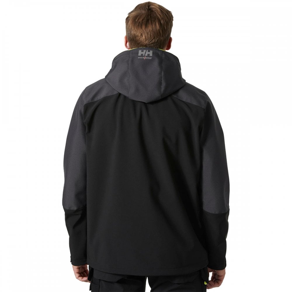 74290 Oxford Hooded Softshell Jacket