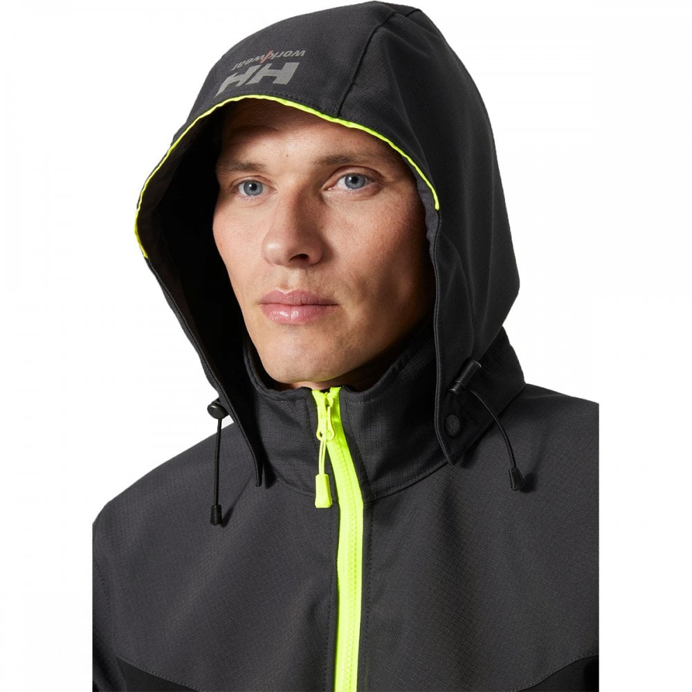 74290 Oxford Hooded Softshell Jacket
