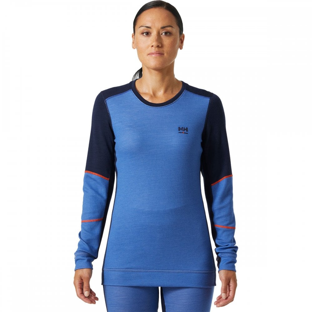 75209 Womens HH Lifa Merino Crew Neck Baselayer