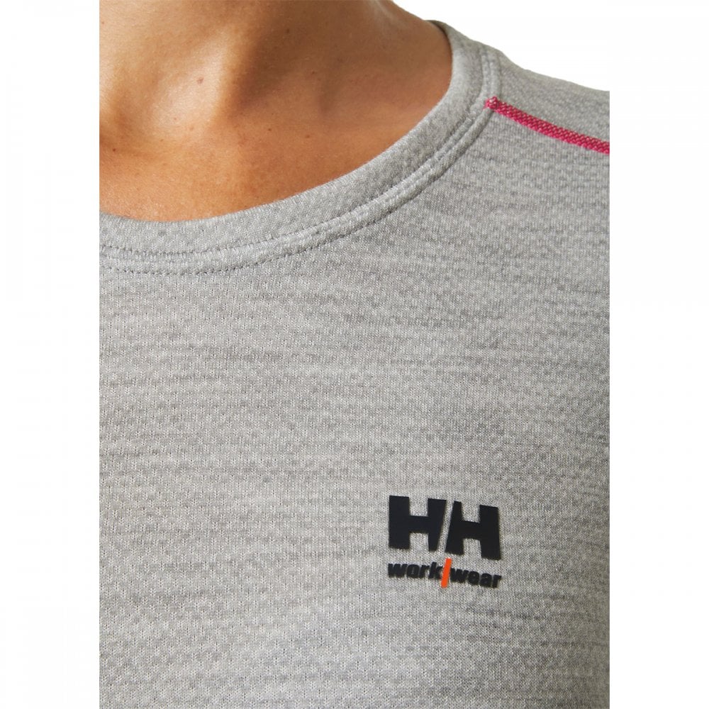 75209 Womens HH Lifa Merino Crew Neck Baselayer