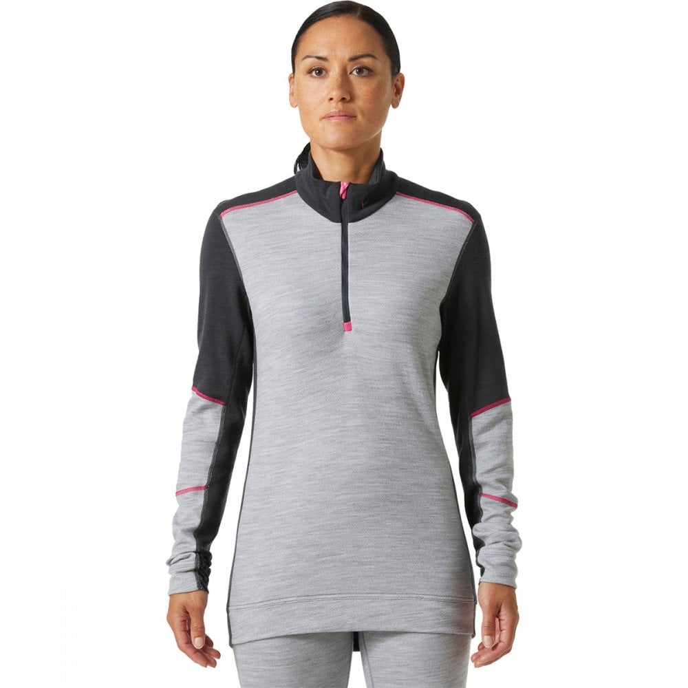 75210 Womens HH Lifa Merino Half Zip
