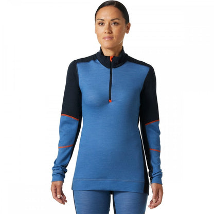 75210 Womens HH Lifa Merino Half Zip