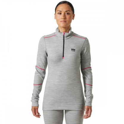 75210 Womens HH Lifa Merino Half Zip