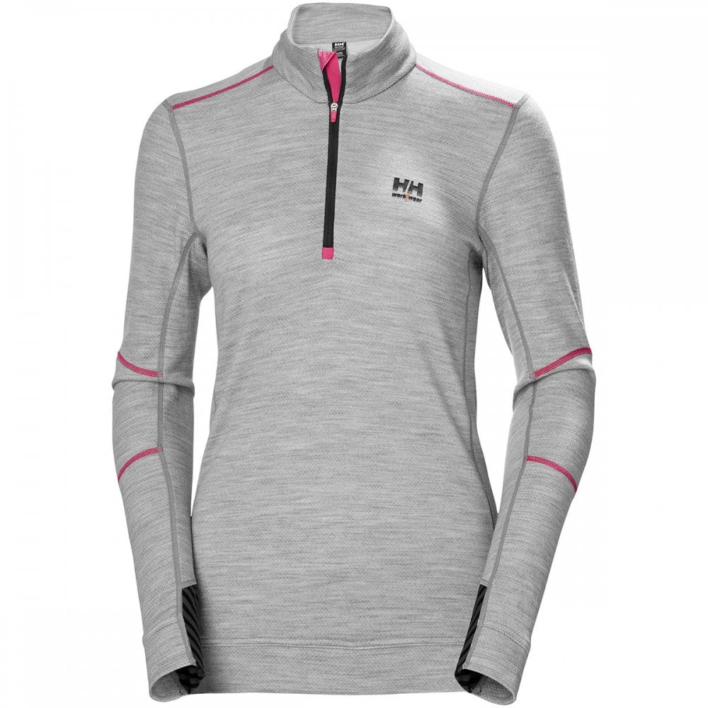 75210 Womens HH Lifa Merino Half Zip