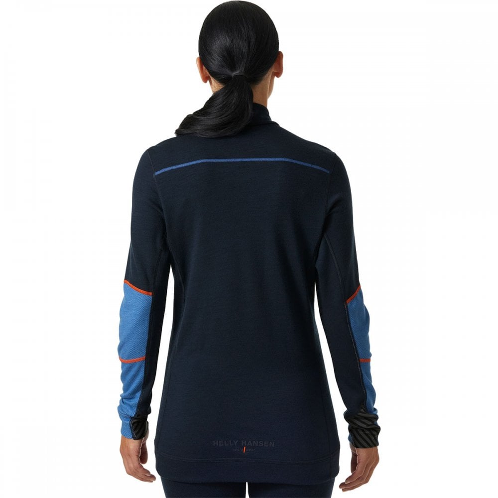 75210 Womens HH Lifa Merino Half Zip