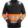 8031 High-Vis Class 1 Sweatshirt Black/High-Vis Orange 3XL *One Size Only - Outlet Store*
