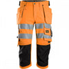 6138 High-Vis Class 1/2 Stretch Pirate Shorts Holster Pockets High-Vis Orange/Black 35" *One Size Only - Outlet Store*
