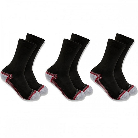 SC6423W Womens Force Midweight Crew Sock 3 Pack