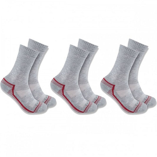 SC6423W Womens Force Midweight Crew Sock 3 Pack