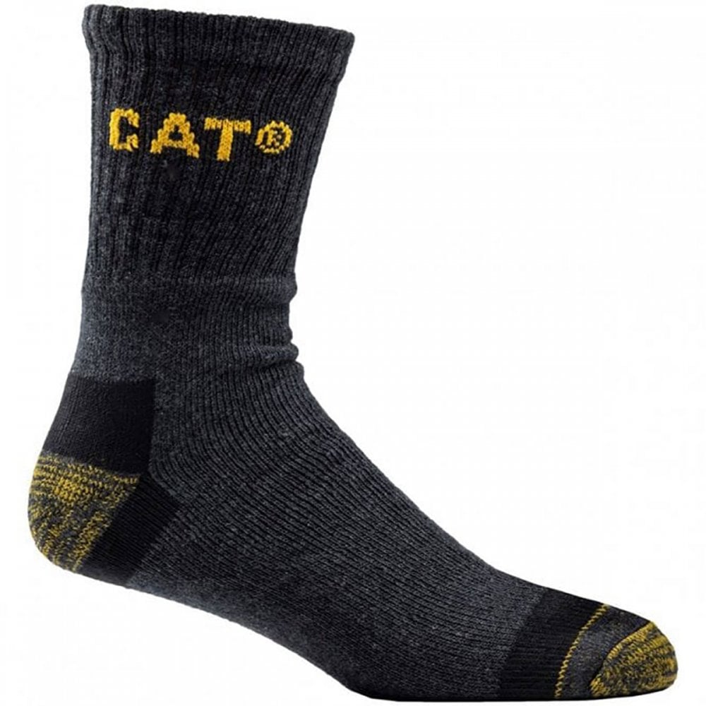 Premium Work Sock 3 Pair Pack Grey/Black