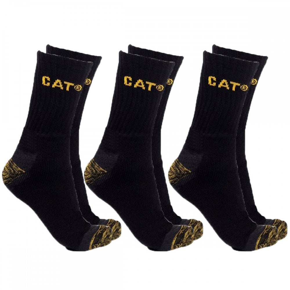 Premium Work Sock 3 Pair Pack Black