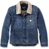 106323 Relaxed Fit Denim Sherpa-Lined Jacket