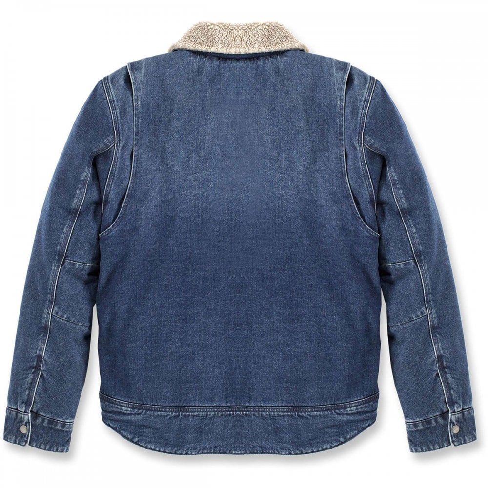 106323 Relaxed Fit Denim Sherpa-Lined Jacket