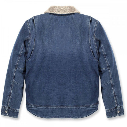 106323 Relaxed Fit Denim Sherpa-Lined Jacket