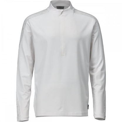 22681 T-shirt, long-sleeved, with half zip