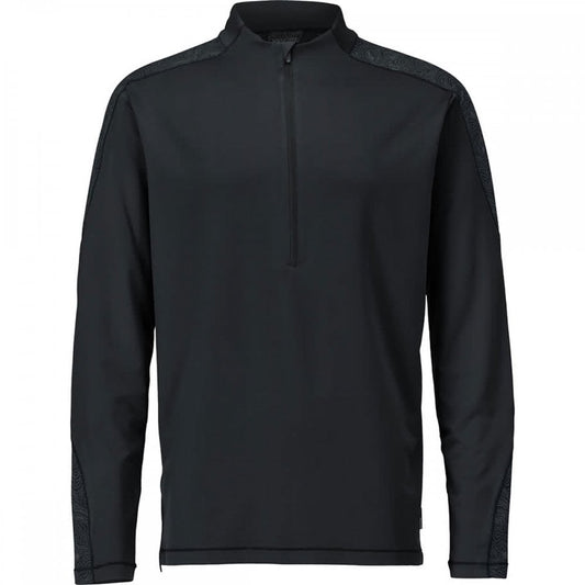 22681 T-shirt, long-sleeved, with half zip