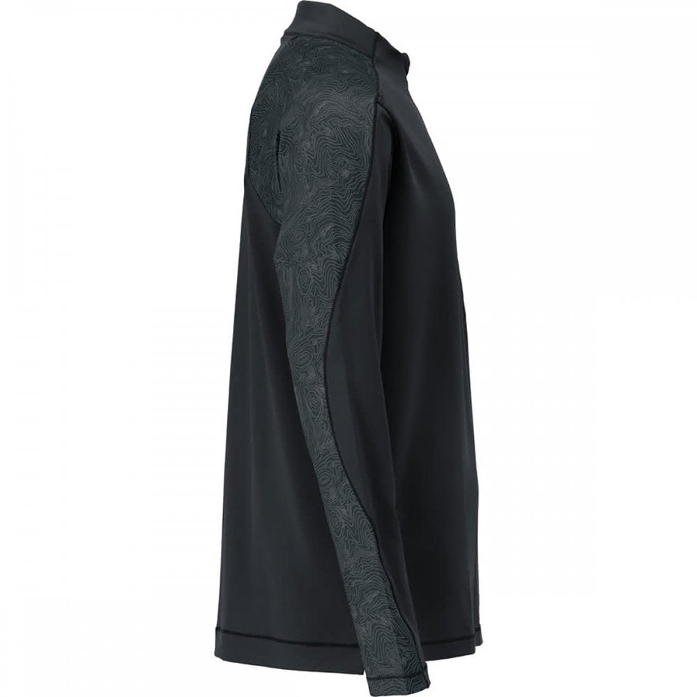 22681 T-shirt, long-sleeved, with half zip
