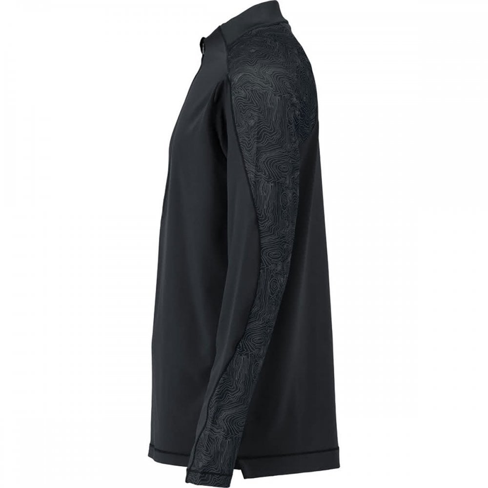 22681 T-shirt, long-sleeved, with half zip