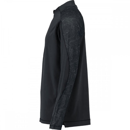 22681 T-shirt, long-sleeved, with half zip