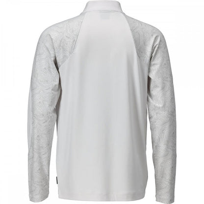 22681 T-shirt, long-sleeved, with half zip