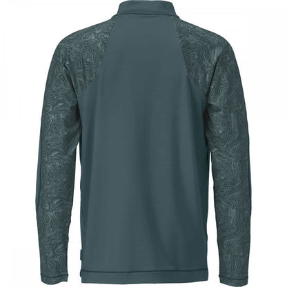 22681 T-shirt, long-sleeved, with half zip