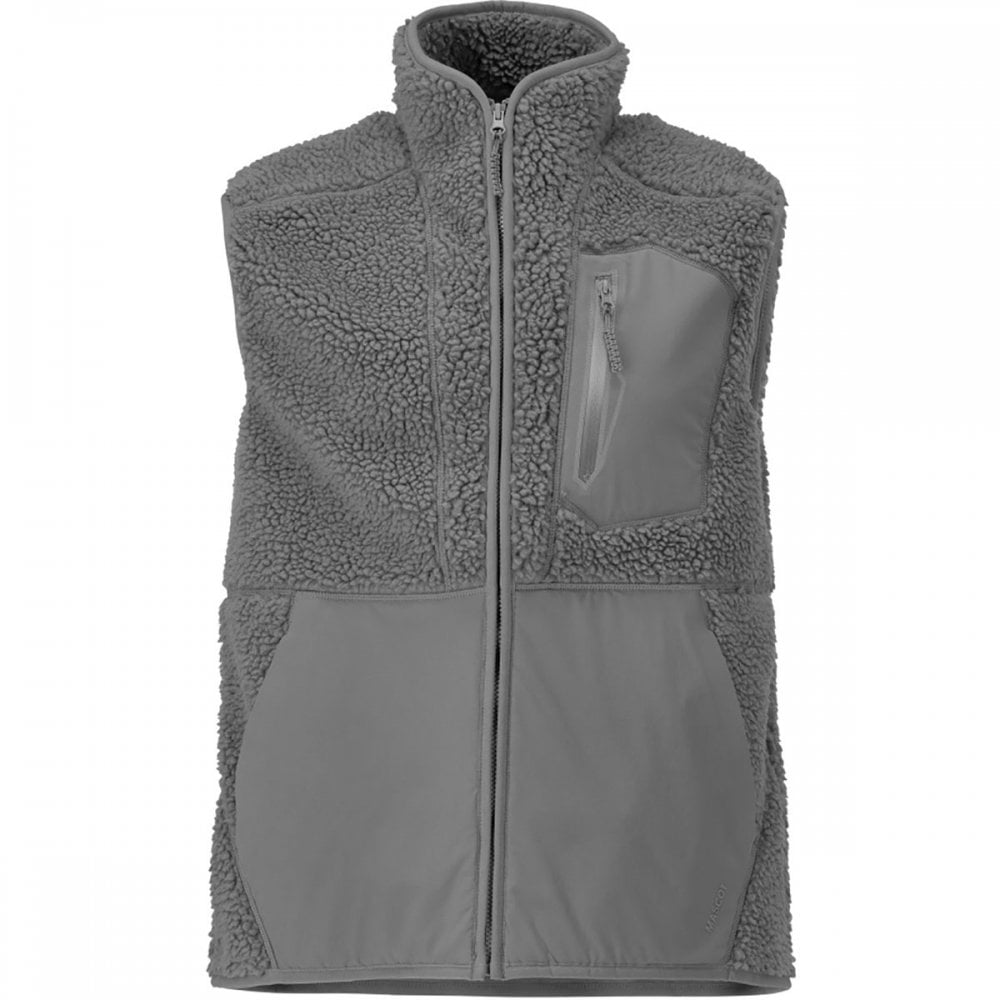 22465 Pile gilet with zipper