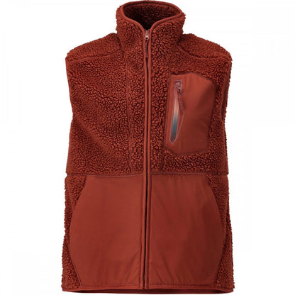 22465 Pile gilet with zipper