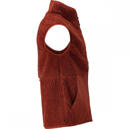 22465 Pile gilet with zipper