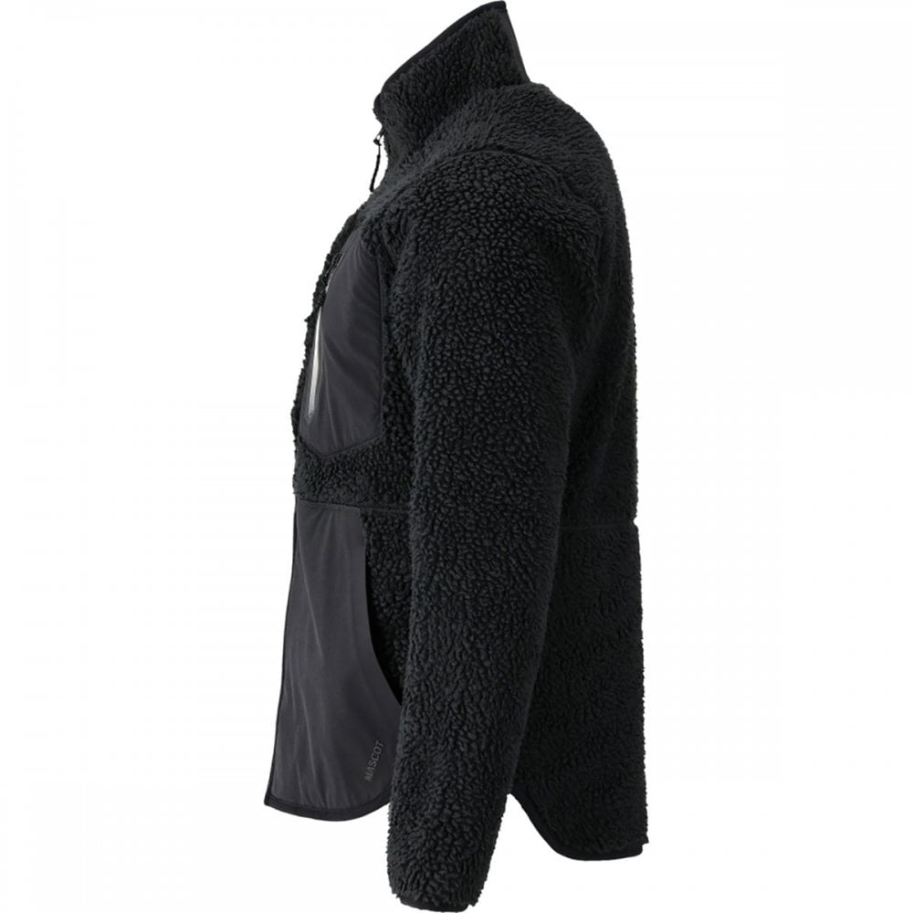 22303 Pile jacket with zipper